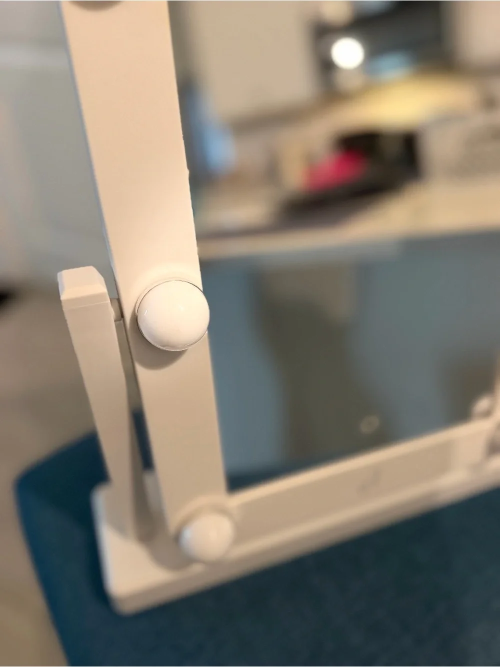 LED Vanity Mirror with Touch Controls - White